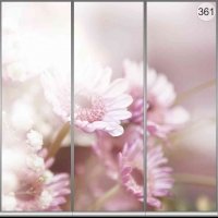 Фотопечать на шкаф купе цветы 361