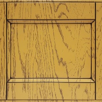 Бристоль Дуб Асбери горчичный Черная