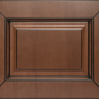 Капри 45 с косичкой Вишня коньячная Черная