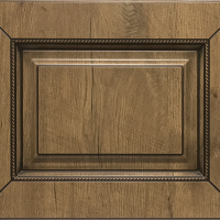 Капри 45 с косичкой Дуб Ланселот Черная