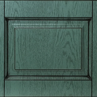 Капри 90 Дуб Рединг бирюзовый Черная