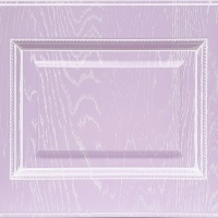 Понца с косичкой Дуб Асбери сиреневый Белая