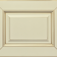 Капри 45 с косичкой Крем Золото сусальное