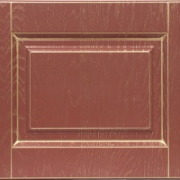 Капри 90 Дуб Асбери бордовый Золото сусальное