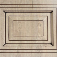 Генуя 80 лайт Дуб Костленд сатиновый Темно-коричневая