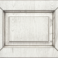 Капри 45 Дуб белый Темно-коричневая