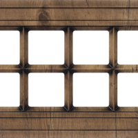 Шале Решетка - крест горизонтальная 8 окошек