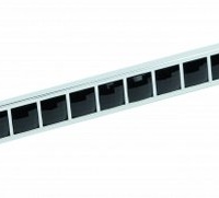 Мебельная ручка RS420CP_CrBl.4_128 (скобы)