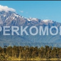 Кухонный фартук горы лес