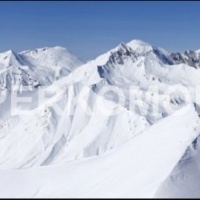 Печать на фартук горы