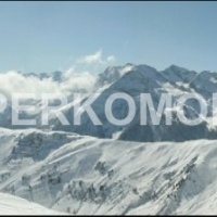 Стеклянный фартук горный пейзаж