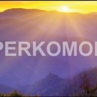 Фартук для кухни закат в горах