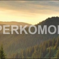 Кухонный фартук закат в горах