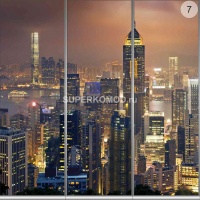 Фотопечать на шкаф купе город 07