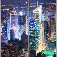 Фотопечать на шкаф купе город 09