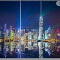 Фотопечать на шкаф купе город 11