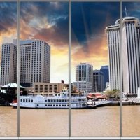 Фотопечать на шкаф купе город 25