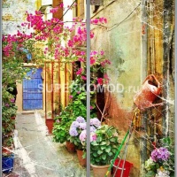 Фотопечать на шкаф купе винтаж 121