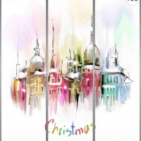 Фотопечать на шкаф купе акварель 160