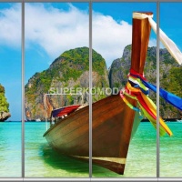 Фотопечать на шкаф купе морская 224