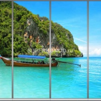 Фотопечать на шкаф купе морская 226