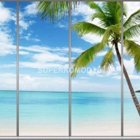 Фотопечать на шкаф купе морская 233