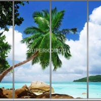 Фотопечать на шкаф купе морская 237