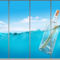 Фотопечать на шкаф купе морская 241