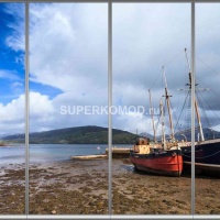 Фотопечать на шкаф купе морская 257