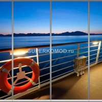 Фотопечать на шкаф купе морская 259