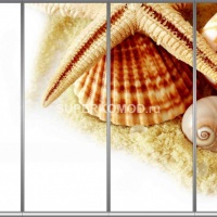 Фотопечать на шкаф купе морская 269