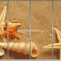 Фотопечать на шкаф купе морская 274