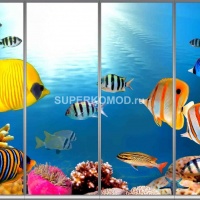 Фотопечать на шкаф купе морская 288