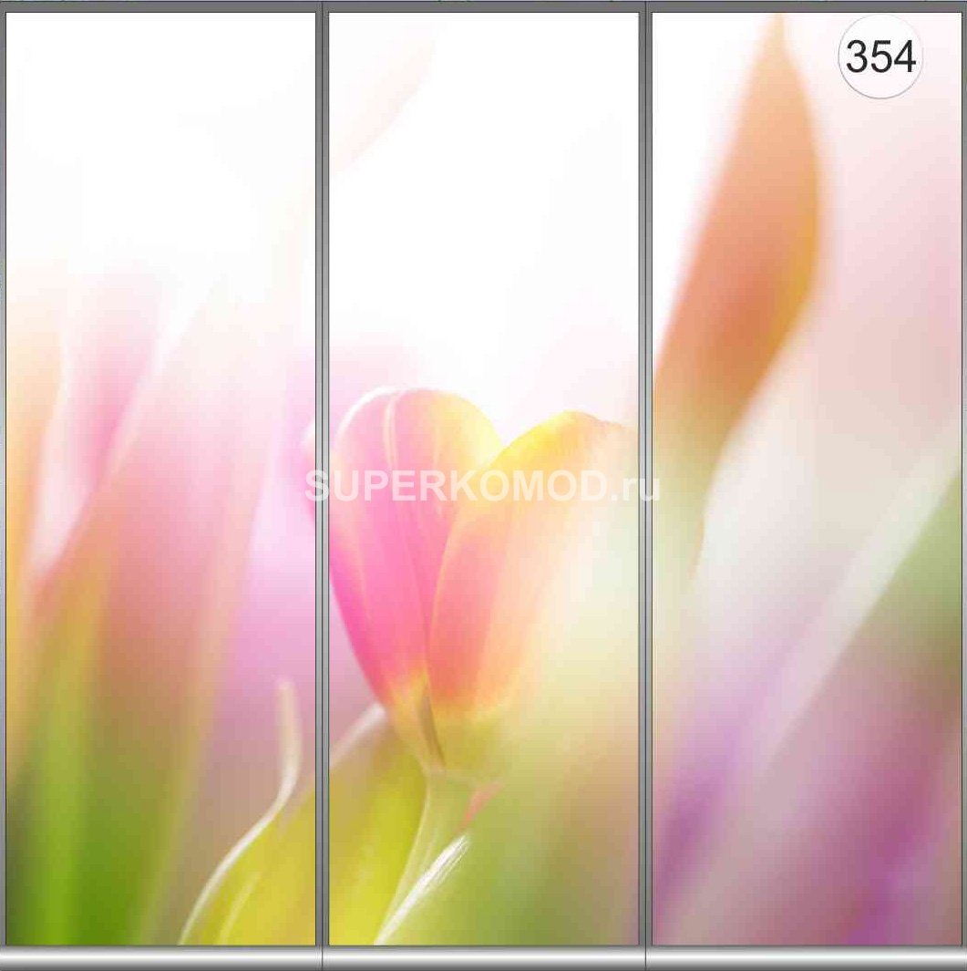 Фотопечать на шкаф купе цветы 354 на заказ в Барнауле, фото, цены