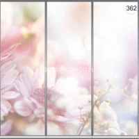 Фотопечать на шкаф купе цветы 362