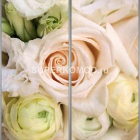 Фотопечать на шкаф купе цветы 380