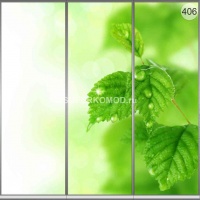 Фотопечать на шкаф купе цветы 406