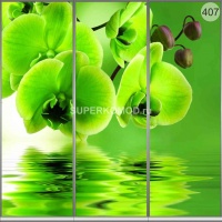 Фотопечать на шкаф купе цветы 407