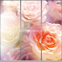 Фотопечать на шкаф купе цветы 463