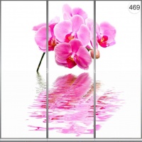 Фотопечать на шкаф купе цветы 469