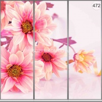 Фотопечать на шкаф купе цветы 472