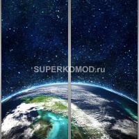 Фотопечать на шкаф купе космос 331