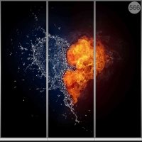 Фотопечать на шкаф купе абстракции 566