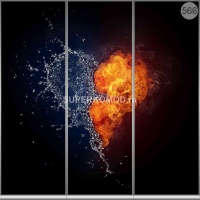 Фотопечать на шкаф купе абстракции 566