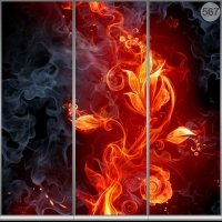 Фотопечать на шкаф купе абстракции 567