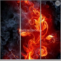 Фотопечать на шкаф купе абстракции 567