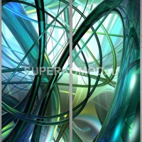 Фотопечать на шкаф купе абстракции 575