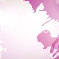 Кухонный фартук розово-белый