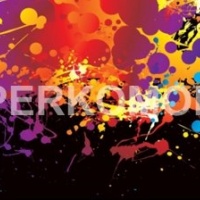 Стеклянный фартук мазки краски