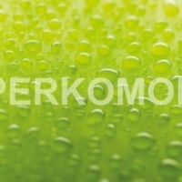 Фартук для кухни капли на зеленом